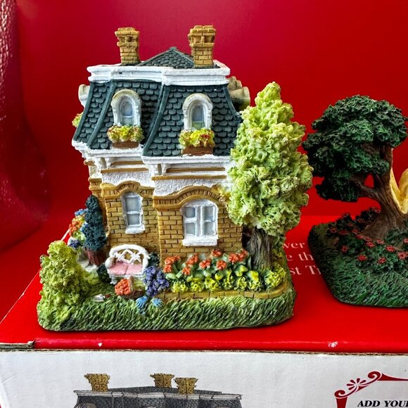 VTG LIBERTY FALLS ROSIE'S FLOWER SHOP & OLDEST TREE AH178 ORIGINAL BOX - Picture 3 of 14